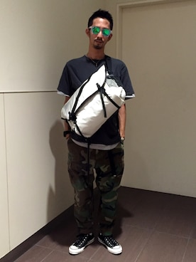 Junpei  Fukadaさん（メンズ・170cm）の夏コーディネート