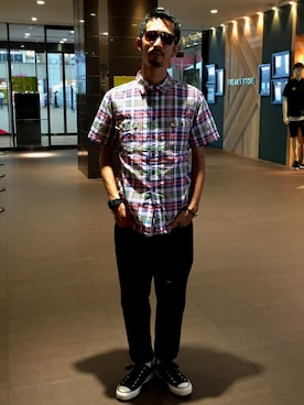 Junpei Fukadaさん(メンズ・170cm)の夏コーディネート