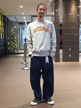 Junpei  Fukadaさん（メンズ・170cm）の冬コーディネート