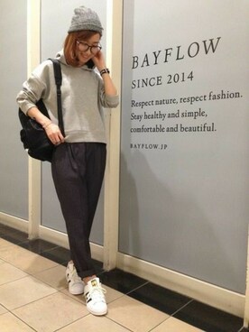 BAYFLOW ららぽーとTOKYO-BAY店さん（レディース・157cm）の秋コーディネート