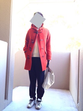 「BEAUTY&YOUTH UNITED ARROWS（ビューティーアンドユースユナイテッドアローズ）のアイテム（ダッフルコート）」を使った、naga_cさん（メンズ・173cm）の冬コーディネート