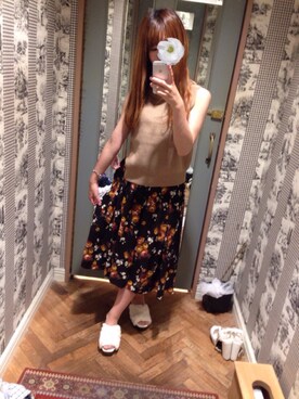 Ayaପ(⑅ˊᵕˋ⑅)ଓさん（レディース・155cm）の夏コーディネート