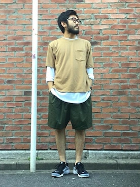 横山さん（メンズ・175cm）の夏コーディネート