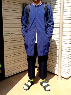 しんたにさん（メンズ・179cm）の春コーディネート