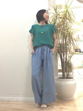 Bou Jeloud博多ゆめタウンさん（レディース・166cm）の夏コーディネート