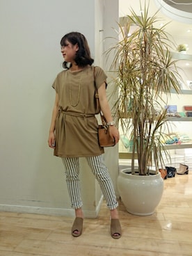 「アイテム（チュニック）」を使った、Bou Jeloud博多ゆめタウンさん（レディース・158cm）の夏コーディネート