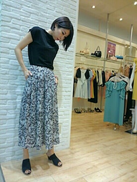 「スカーチョ」｜Bou Jeloud博多ゆめタウンさん（レディース・166cm）の夏コーディネート