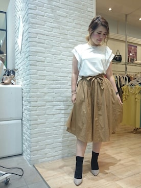 「boujeloud」｜「アイテム（アクセサリー）」を使った、Bou Jeloud博多ゆめタウンさん（レディース・167cm）の夏コーディネート