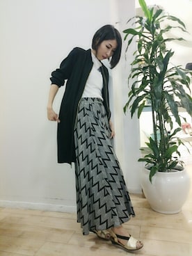 「boujeloud」｜「アイテム（ブルゾン）」を使った、Bou Jeloud博多ゆめタウンさん（レディース・166cm）の夏コーディネート