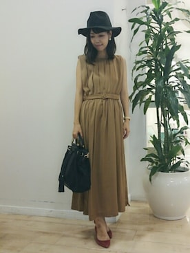 「boujeloud」｜「アイテム（ワンピース/ドレス）」を使った、Bou Jeloud博多ゆめタウンさん（レディース・156cm）の夏コーディネート