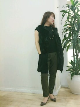 「ラビットファー」｜Bou Jeloud博多ゆめタウンさん（レディース・156cm）の夏コーディネート