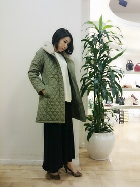 「boujeloud」｜「アイテム（ジャケット/アウター）」を使った、Bou Jeloud博多ゆめタウンさん（レディース・166cm）の秋コーディネート
