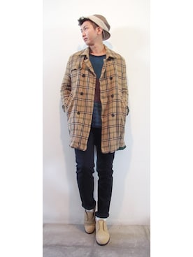 「DISCOVERED（ディスカバード）のアイテム（その他アウター）」を使った、nobuさん（メンズ・178cm）の冬コーディネート