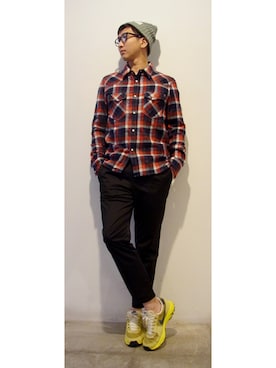 「M（エム）のアイテム」を使った、nobuさん（メンズ・178cm）の冬コーディネート
