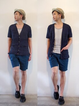 「Loake（ローク）のアイテム」を使った、nobuさん（メンズ・179cm）の夏コーディネート