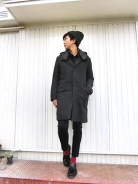 「 グレー」｜nobuさん（メンズ・178cm）の秋コーディネート