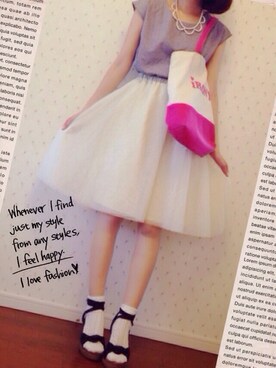 MAYUKOさん（レディース・164cm）の春コーディネート