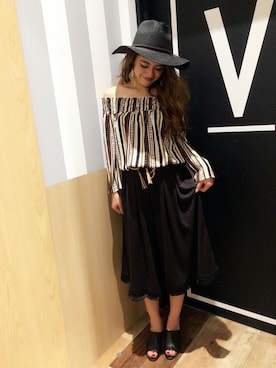 「サボ」｜chiapiさん（レディース・157cm）の夏コーディネート