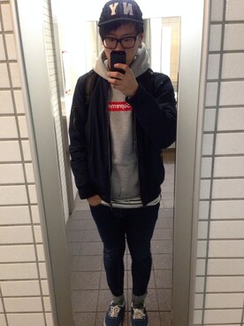 阪本 健太さん（メンズ・177cm）の冬コーディネート