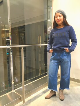 ayanaさん（レディース・158cm）の冬コーディネート