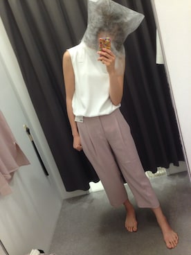 「UNIQLO（ユニクロ）のアイテム（セットアップ）」を使った、143さん（レディース・166cm）の春コーディネート