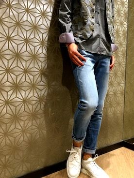 「MESSAGERIE(メッサジェリエ)のアイテム」を使った、てっちゃん^^さん(メンズ・183cm)の夏コーディネート