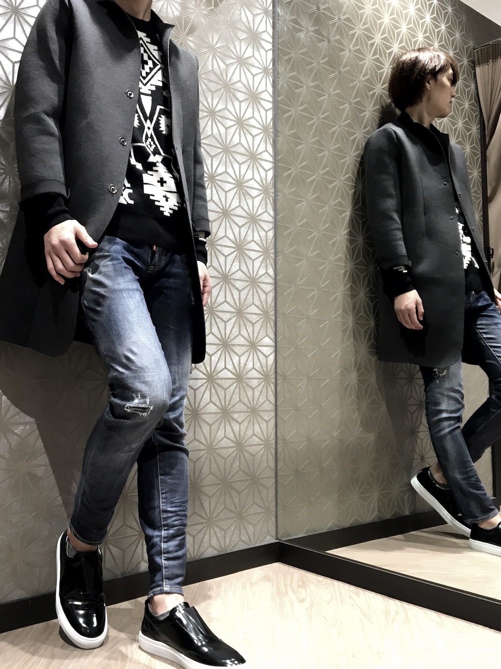 Marcelo Burlon　マルセロブロン ニットセーター MARCELO BURLON（マルセロ・バーロン）の「County of Milan
