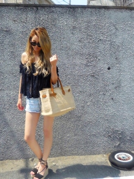 「caban」｜ERIさん（レディース・170cm）の夏コーディネート