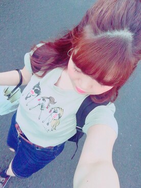 「FILA（フィラ）のアイテム（その他）」を使った、h i r o n aさん（レディース・167cm）の夏コーディネート
