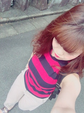「FILA（フィラ）のアイテム（その他）」を使った、h i r o n aさん（レディース・167cm）の夏コーディネート