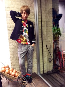 いずっちさん（メンズ・165cm）の秋コーディネート