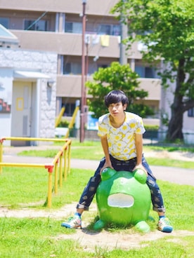 いずっちさん（メンズ・165cm）の夏コーディネート