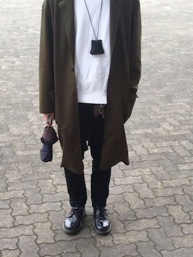 「Hender Scheme（エンダースキーマ）のアイテム（その他）」を使った、脱力系男子さん（メンズ・169cm）の冬コーディネート