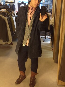 「G-STAR RAW（ジースターロゥ）のアイテム（その他アウター）」を使った、ちょりさん（メンズ・173cm）の春コーディネート