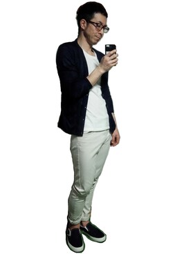 「テーパードデニム」｜みやぴーさん（メンズ・173cm）の春コーディネート