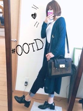 「ロールアップ」｜「アイテム（ブーティ）」を使った、Asamiさん（レディース・158cm）の秋コーディネート