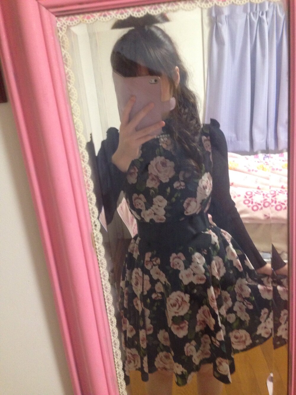 「LANVINのアイテム（ベルト、ブラック系）」を使った、めぽちフィールドさん（レディース・151cm）の冬コーディネートの1枚目の写真