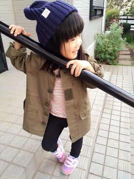 miharu。:*☆さん(キッズ・90cm)の秋コーディネート