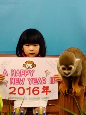 「お正月」｜miharu｡:*☆さん（キッズ・90cm）の冬コーディネート