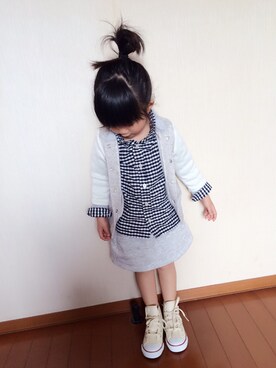 miharu。:*☆さん(キッズ・90cm)の春コーディネート