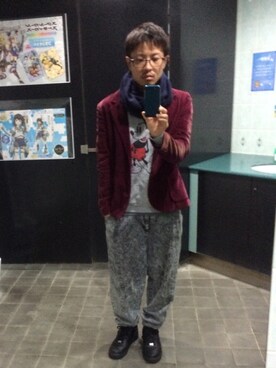 「アイテム（その他アウター）」を使った、minoruさん（メンズ・164cm・20代）の秋コーディネート