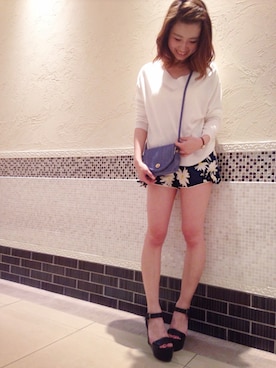 「マーガレット」｜「アイテム（バッグ）」を使った、yumi kanoさん（レディース・161cm）の春コーディネート
