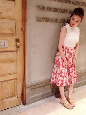 yumi kanoさん（レディース・161cm）の夏コーディネート