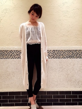 「snidel」｜「アイテム（ジャケット/アウター）」を使った、yumi kanoさん（レディース・161cm）の冬コーディネート