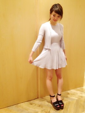 「SNIDEL（スナイデル）のアイテム（パンプス）」を使った、yumi kanoさん（レディース・161cm）の春コーディネート