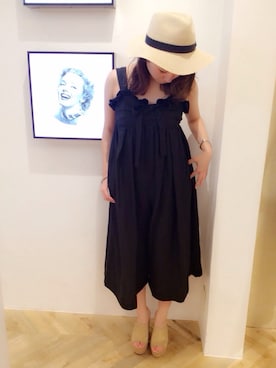 「ガウチョパンツ」｜yumi kanoさん（レディース・161cm）の夏コーディネート