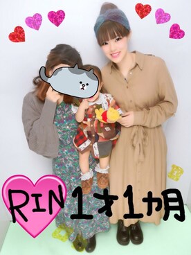 「とろみシャツ」｜「アイテム（ワンピース/ドレス）」を使った、airi⍢⃝さん（レディース・160cm）の秋コーディネート