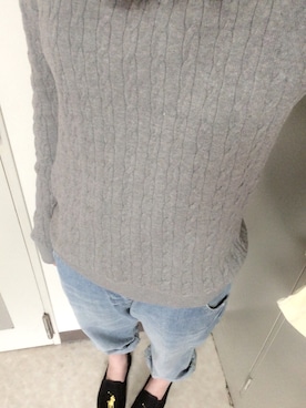 「WC（ダブル シー）のアイテム（デニムパンツ）」を使った、Ｈａｃｈａｎ.さん（レディース・157cm）の冬コーディネート