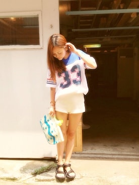 shikica&kiira 渡辺一美さん（レディース・158cm）の夏コーディネート