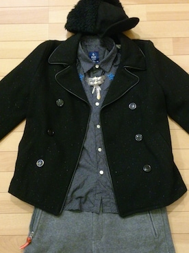 「BRAITONE（ブライトン）のアイテム（ジャケット/アウター）」を使った、yamaさん（メンズ・170cm）の冬コーディネート